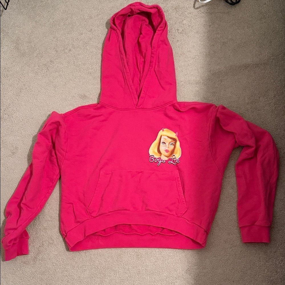 NEW boys lie one size barbie hoodie